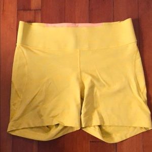 Outdoor Voices Yellow Shorts XL TechSweat Sunshine